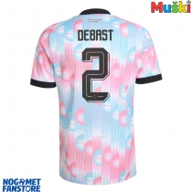 Belgija Zeno Debast #2 Gostujuci Dres SP 2026 Kratak Rukav